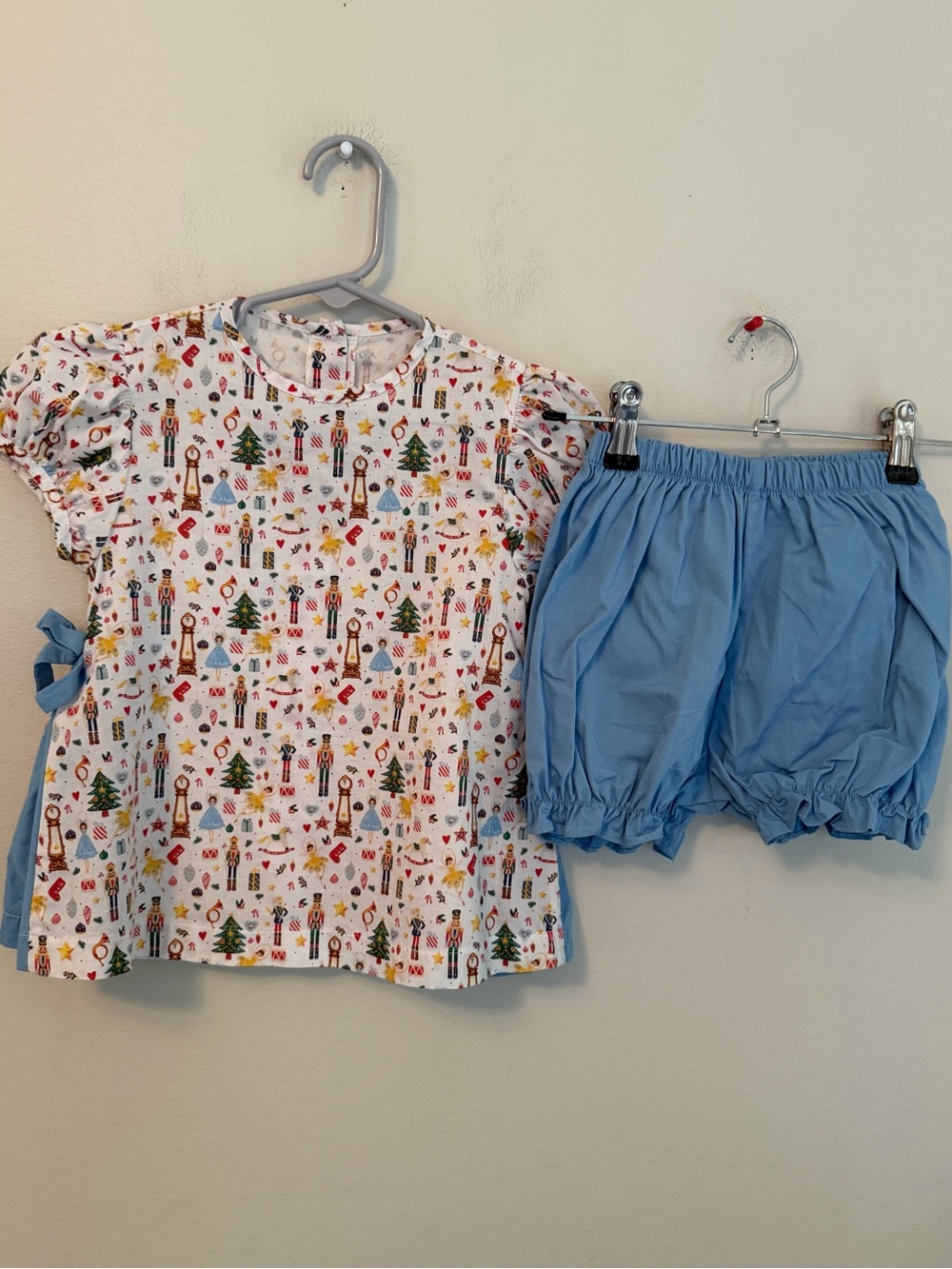 James & Lottie Nutcracker Top and Blue Tops